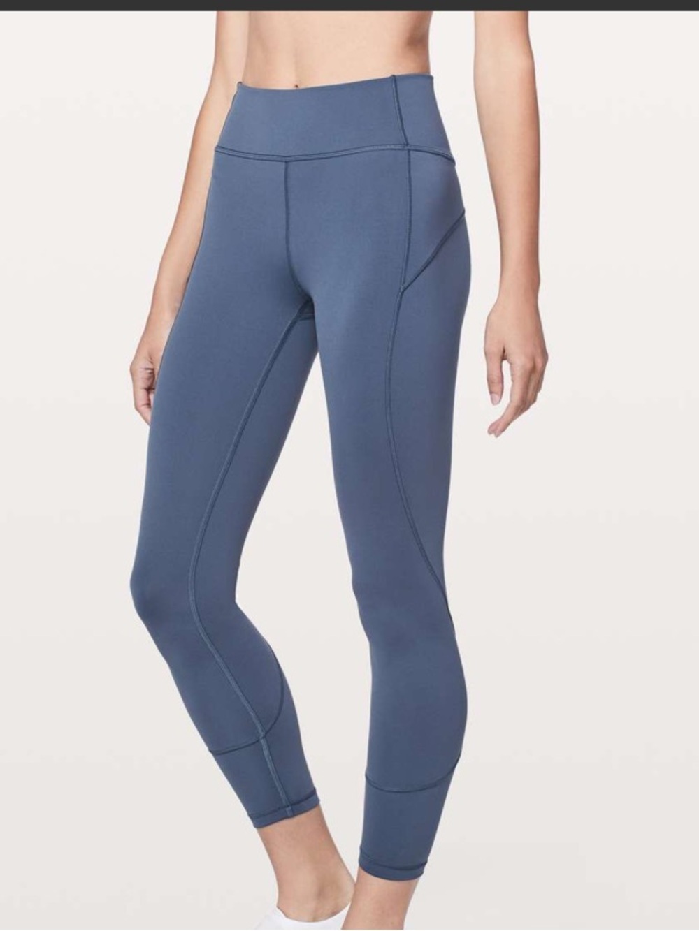 Lululemon In Movement 7/8 Tight *Everlux 25"🔥🔥New WithOUT Tags🔥🔥 in Thunder Blue - Picture 2 of 11